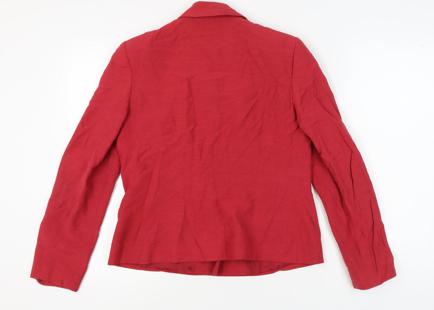 Monsoon Women’s Red Blazer, Size 14, Elegant Style