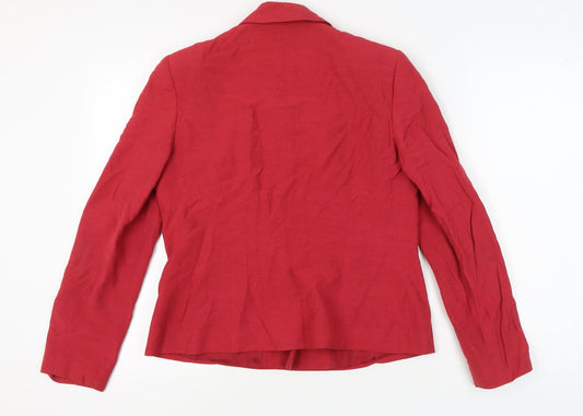 Monsoon Women’s Red Blazer, Size 14, Elegant Style