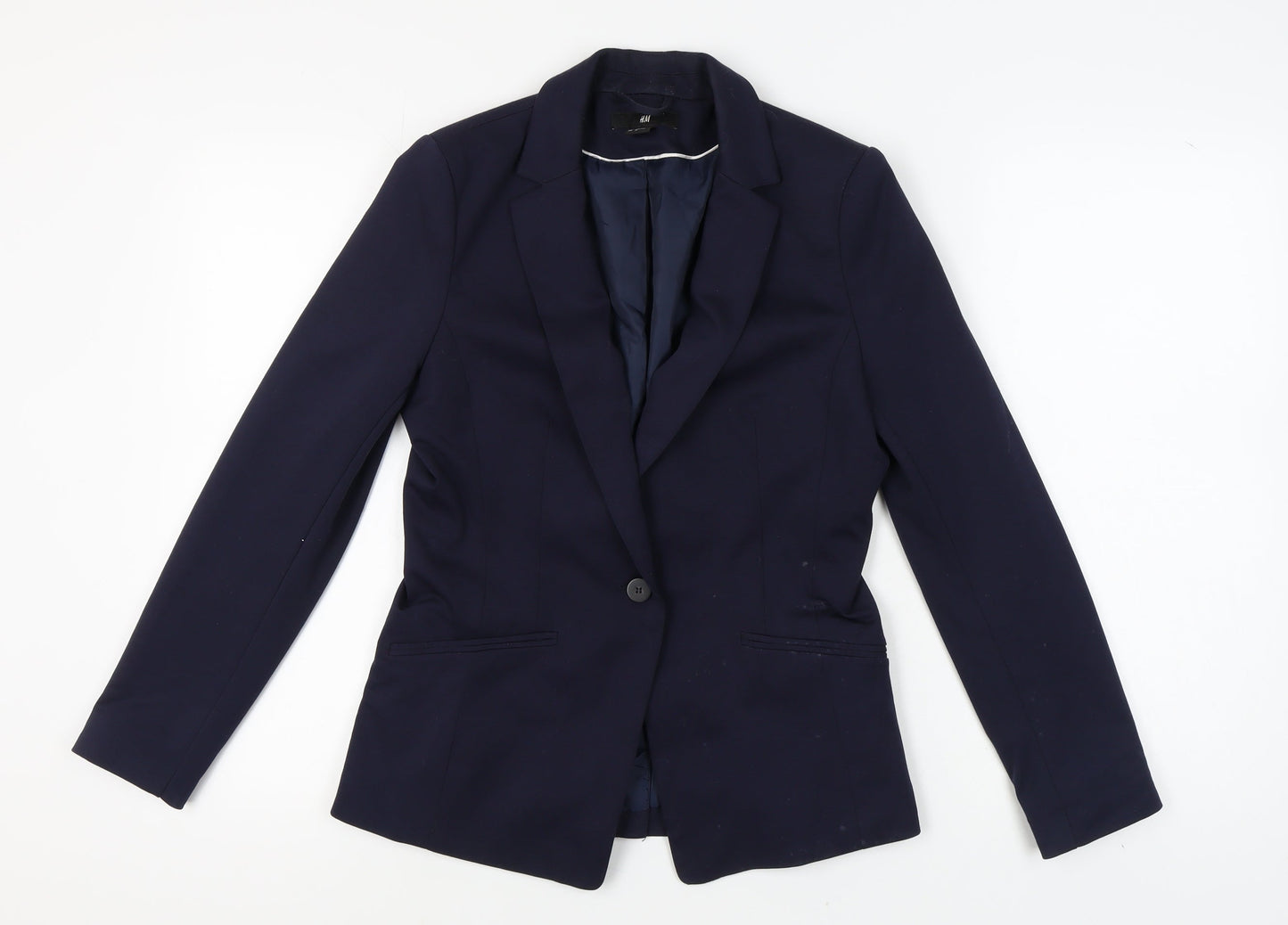 H&M Women's Blue Blazer, Size 12, Business Casual