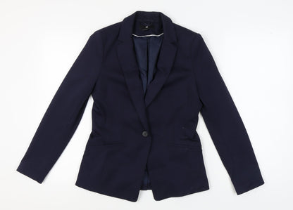 H&M Women's Blue Blazer, Size 12, Business Casual
