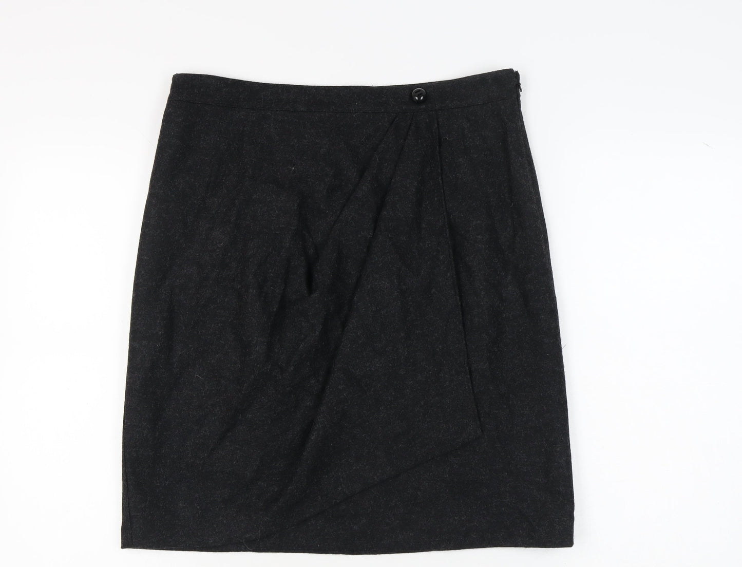 Hobbs Women Black Pencil Skirt - Size 16