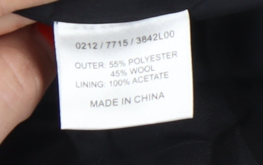 Hobbs Women Black Pencil Skirt - Size 16