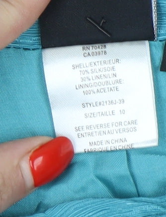 Sharon Young Women's Blue Silk Blazer Size 10