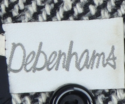 Debenhams Grey Herringbone Blazer Size 12 Women