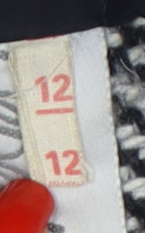 Debenhams Grey Herringbone Blazer Size 12 Women