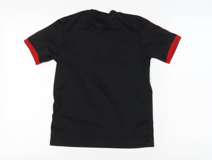 Adidas Boys Black Football T-Shirt 12 Years