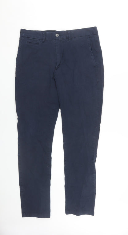 Marks and Spencer Men's Blue Chino Trousers 32M