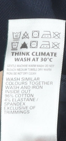 Marks and Spencer Men's Blue Chino Trousers 32M