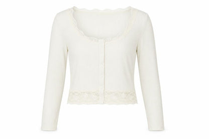 Womens UK Size M Urban Outfitters Beige Cropped Blouse