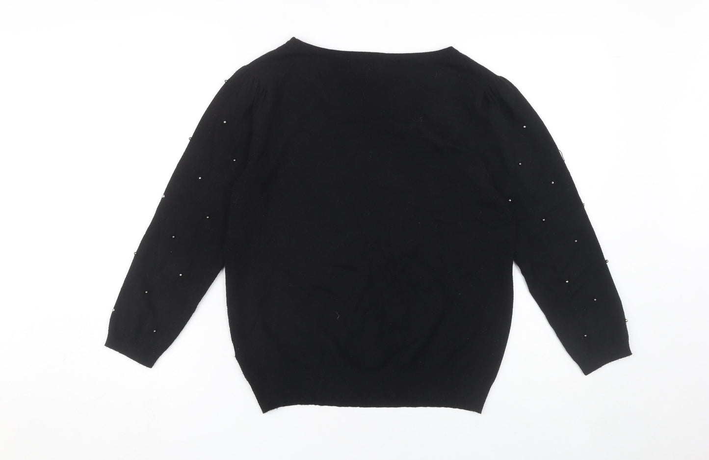 Womens UK Size M Monsoon Black Pullover Jumper