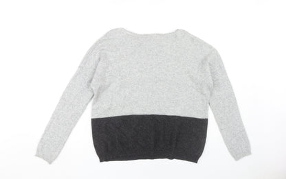 BENEDETTA.B. Women's Grey Polka Dot Jumper Size S