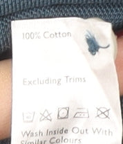 John Lewis Men's Blue Polo Shirt, Medium, Short Sleeve