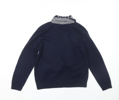 Autonomy Women's Blue Knit Jumper Size 10