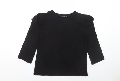 Womens UK Size XS Mango Black Basic