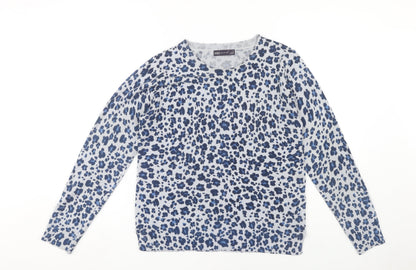 Womens UK Size 12 Marks and Spencer Blue Pullover Jumper