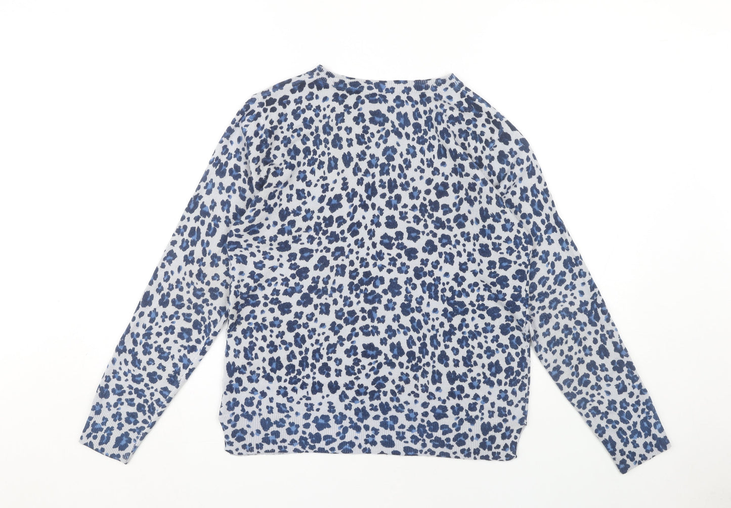 Womens UK Size 12 Marks and Spencer Blue Pullover Jumper
