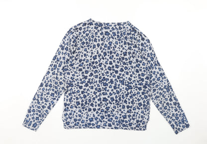 Womens UK Size 12 Marks and Spencer Blue Pullover Jumper