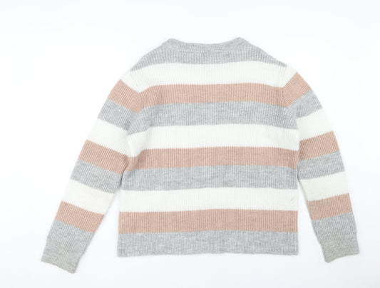 Womens UK Size M Pimkie Multicoloured Pullover Jumper