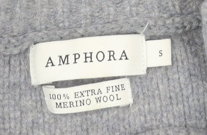 Amphora Women's Grey Pullover Jumper S