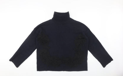 Marks and Spencer Women Blue Pullover Jumper M