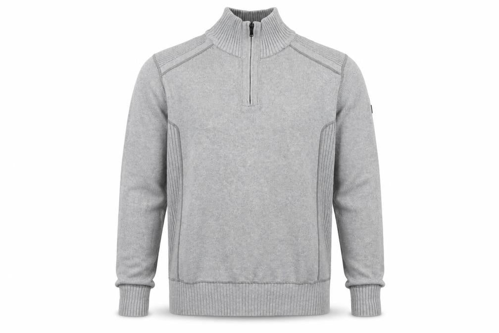Mens UK Size L NEXT Grey 1/4 Zip Sweatshirt