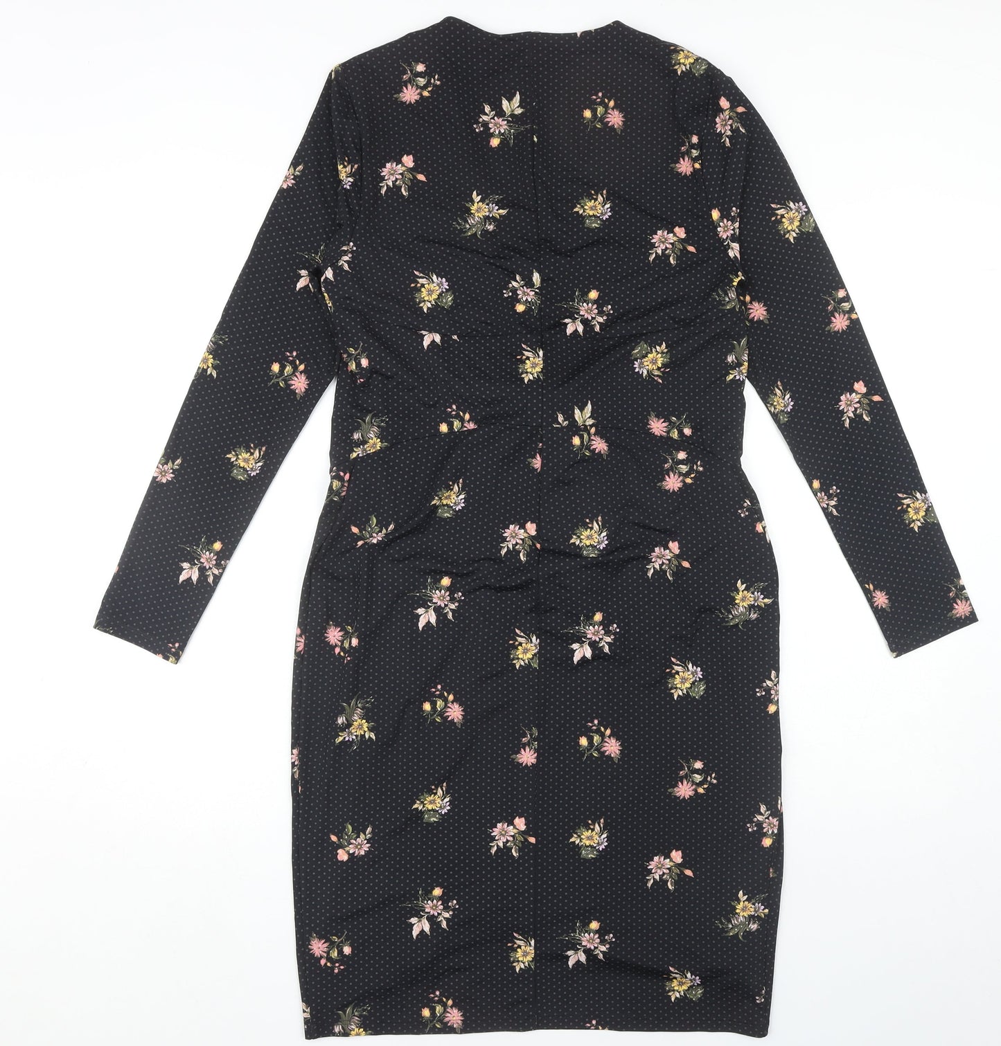 Marks and Spencer Women's Black Floral Dress