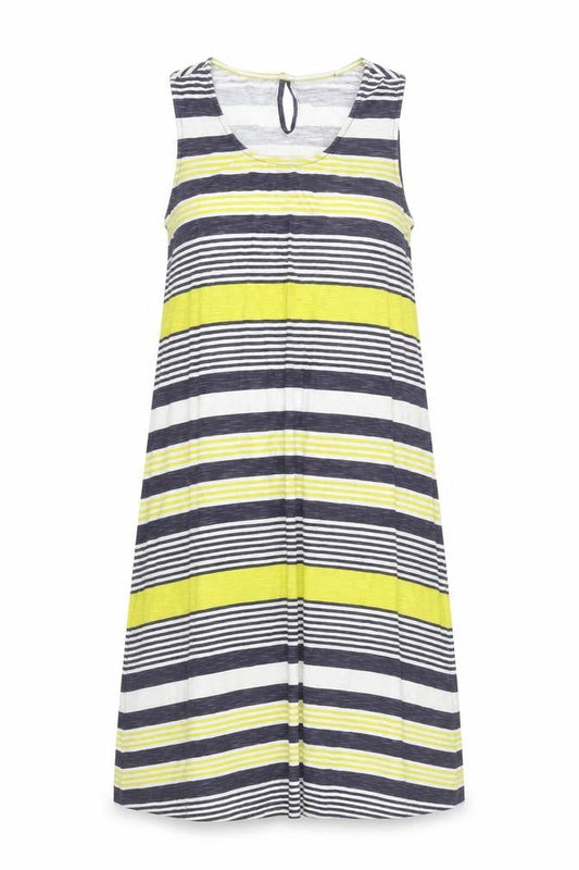 Capri Clothing Women's Multicoloured Striped Tank Dress