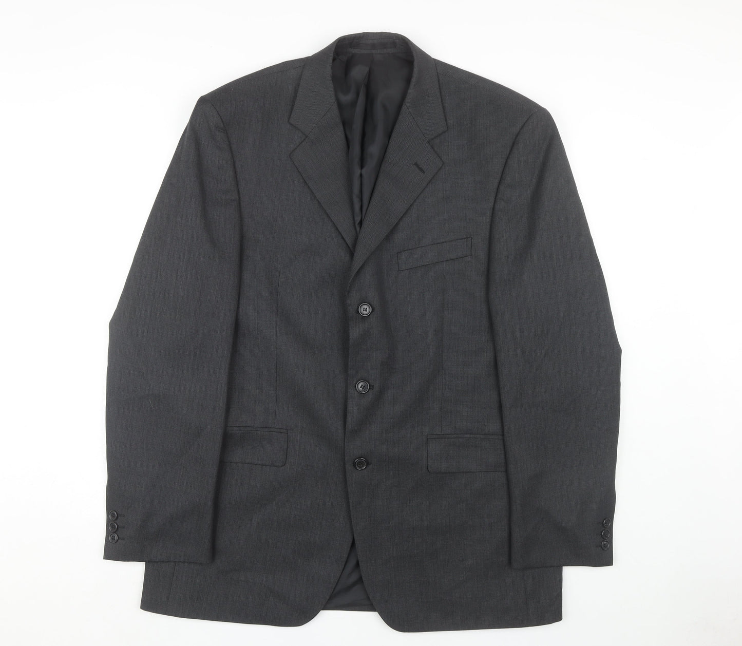 Mens UK Size 42 Burton Regular Grey Suit Jacket