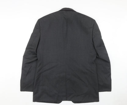 Mens UK Size 42 Burton Regular Grey Suit Jacket