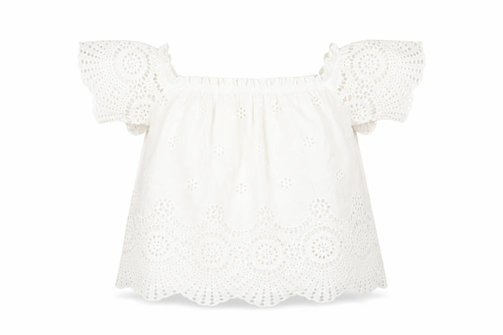 Womens UK Size M Stradivarius White Tunic Blouse