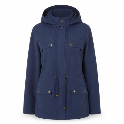 Womens UK Size 14 BHS Blue Parka Coat