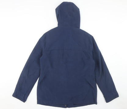 Womens UK Size 14 BHS Blue Parka Coat
