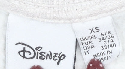 Womens UK Size XS Disney Grey Pullover Sweatshirt