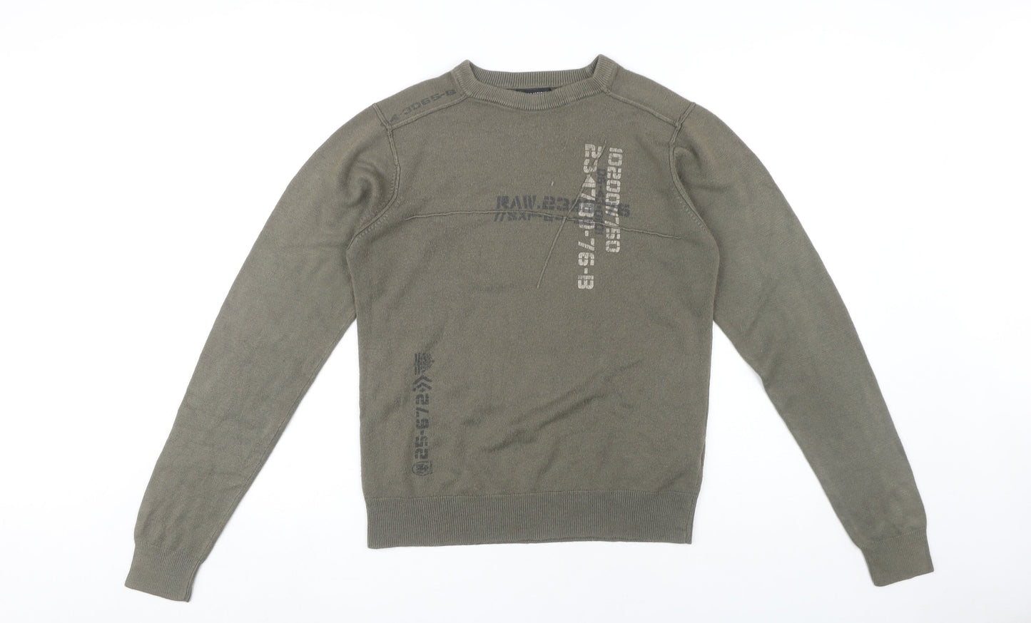 UrbanSpirit Men's Green Pullover Jumper S