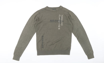 UrbanSpirit Men's Green Pullover Jumper S