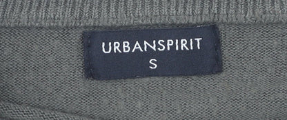UrbanSpirit Men's Green Pullover Jumper S