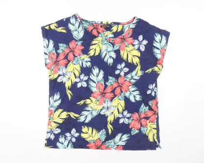 Womens UK Size 18 Bonmarché Multicoloured Basic T-Shirt
