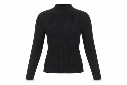 Womens UK Size S Pull&Bear Black Basic Blouse