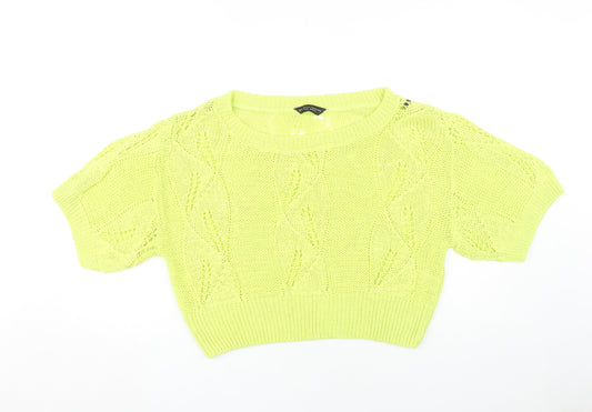 Womens UK Size 14 Dorothy Perkins Yellow Pullover Jumper