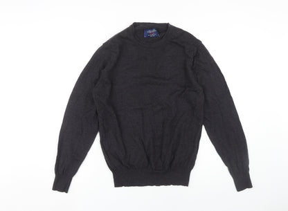 Charles Tyrwhitt Men's Black Wool Pullover Jumper M