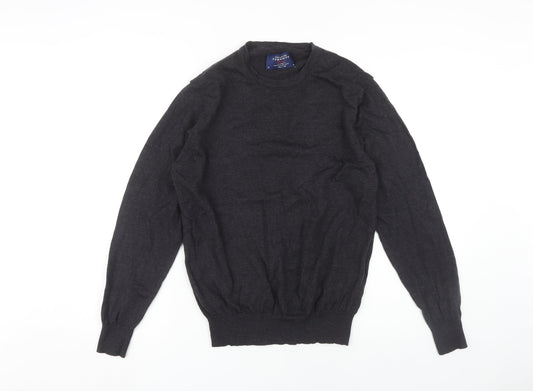 Charles Tyrwhitt Men's Black Wool Pullover Jumper M