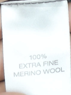 Charles Tyrwhitt Men's Black Wool Pullover Jumper M