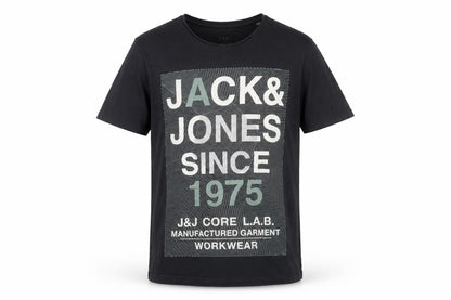 Mens UK Size L JACK & JONES Black  T-Shirt