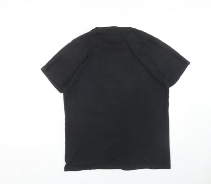 Mens UK Size L JACK & JONES Black  T-Shirt