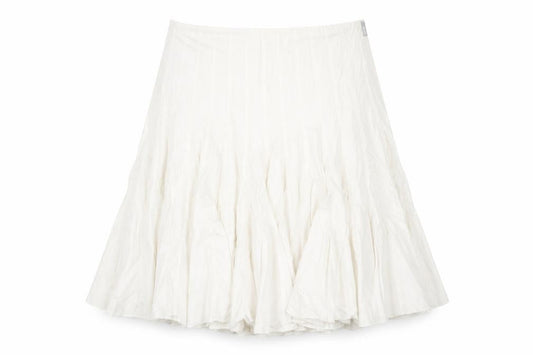 Urban Women’s White XL Skirt, Cotton, Zip Closure