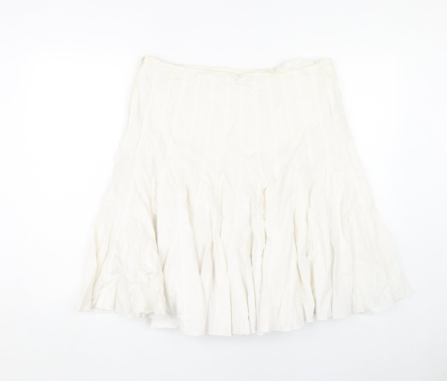 Urban Women’s White XL Skirt, Cotton, Zip Closure