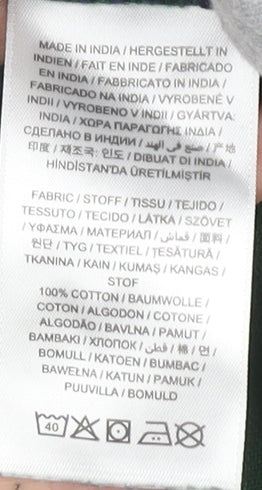 Gant Men's Green XL Colourblock Polo Shirt