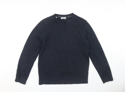 Mens UK Size S Selected Homme Blue Pullover Sweatshirt