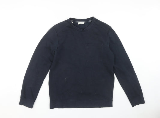 Mens UK Size S Selected Homme Blue Pullover Sweatshirt