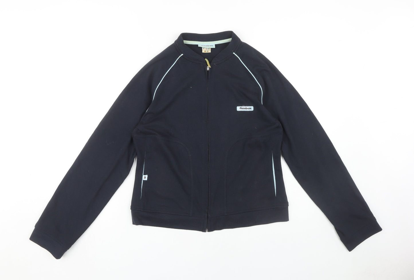 Reebok Women's Black M Sweatshirt, Full Zip, Gym Ready